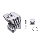 Kompletter Zylinder mit Kolben für Kettensägen und Freischneider Husqvarna 40 45 49 240R 245R Jonsered GR41 GR44 GR50 RS44 2041 2045 2050 40 mm (OEM 506010607)