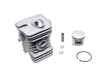 Kompletter Zylinder mit Kolben für Kettensägen und Freischneider Husqvarna 40 45 49 240R 245R Jonsered GR41 GR44 GR50 RS44 2041 2045 2050 42 mm (OEM 503440802)