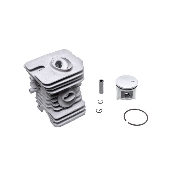 Kompletter Zylinder mit Kolben für Kettensägen und Freischneider Husqvarna 40 45 49 240R 245R Jonsered GR41 GR44 GR50 RS44 2041 2045 2050 42 mm (OEM 503440802)