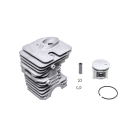 Kompletter Zylinder mit Kolben für Kettensägen und Freischneider Husqvarna 40 45 49 240R 245R Jonsered GR41 GR44 GR50 RS44 2041 2045 2050 42 mm (OEM 503440802)
