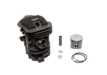 Kompletter Zylinder mit Kolben für OLEO-MAC Kettensägen Oleomac 937 GS370 Efco 137 38mm (OEM 50182005A)
