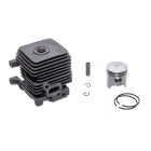 Kompletter Zylinder mit Kolben für  Stihl FS38 FS45 FS45C FS45L FS46 FS46C FS55 HL45 SH55 SH85 FC55 HS45 BG45 34mm (OEM 41400201202)