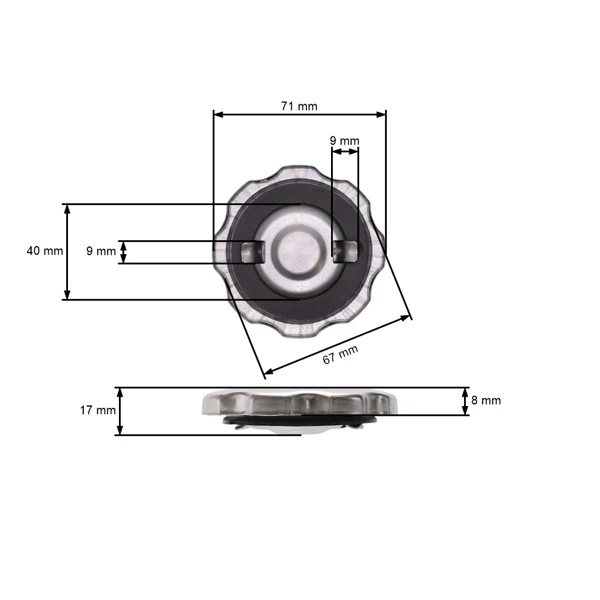 Kraftstoff Tank Benzintank für Honda GX340 GX390 Motoren (OEM 17510-ZE3-010ZA)