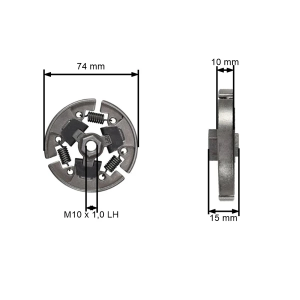 Kupplung für Kettensägen Stihl 034 036 044 046 MS340 MS360 MS341 MS361 MS440 MS460 MS461 (OEM 11281602004)