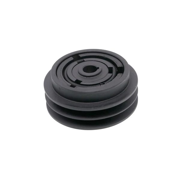 Kupplung für Motorhacken Außendurchmesser 128 mm x Lochdurchmesser 19 mm auf 2 Keilriemen 13 mm