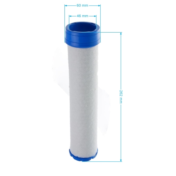 Luftfilter 260 mm x 57 mm x 47 mm für Zongshen GB1000 Motoren (OEM 100078681)