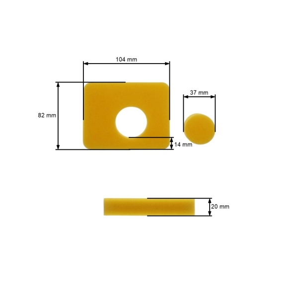 Luftfilter für Briggs & Stratton Series 550E 550EX Motoren (OEM 799579)