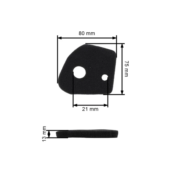 Luftfilter für Freischneider Husqvarna 333R 333RJ 335FR 335RJX 335RX 535FBX 535LS 535LST 535RJ 535RX 535RXT Jonsered BC2235 BC2236 CC2235 CC2236 GC2236 (OEM 537337201)