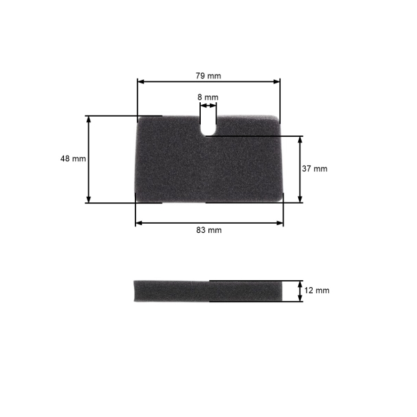 Luftfilter für Freischneider und Motorgebläse Husqvarna 225B 225R 227R 232R 235P235R 240RDB Jonsered GR2026 GR2036 GR32 GR36 (OEM 502198602 502198601)