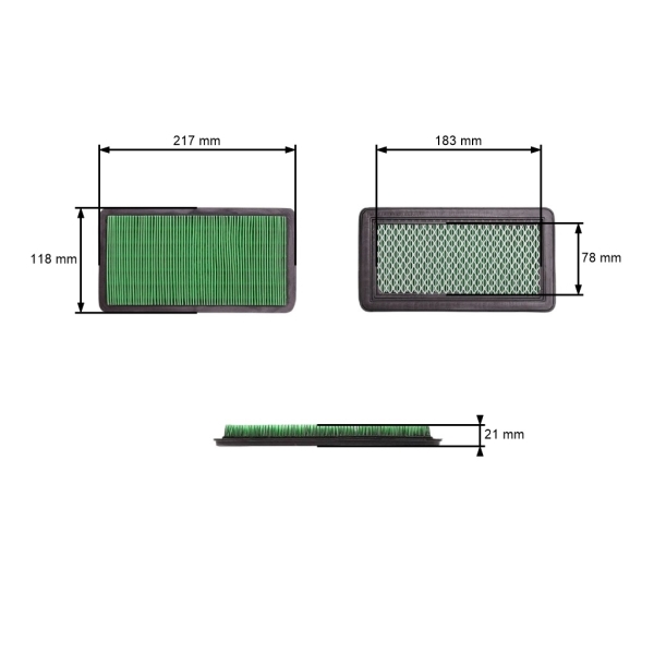 Luftfilter für Honda GCV510 GCV520 GCV530 Motoren (OEM 17210ZOA003)