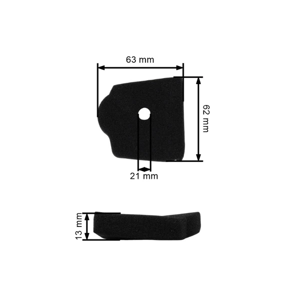 Luftfilter für Husqvarna-Freischneider 323R 323RII 326RX 327RDX 327RJX 323L 326LX 326P 327LDX 323HD60 327HE3 X-SERIES 325HD75 X-SERIES (OEM 537143101)