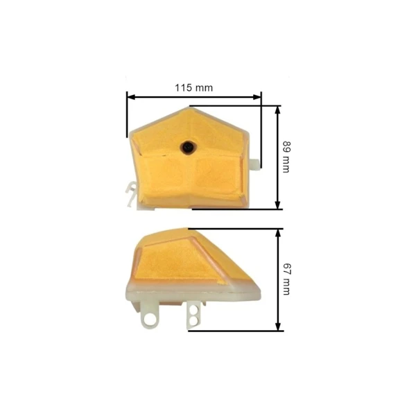 Luftfilter für Kettensägen Husqvarna 51 55 55 Rancher (OEM 503608301)