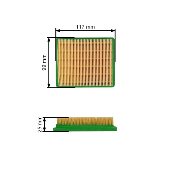 Luftfilter für Rasenmäher NAC T-475 T-575 T-675 AMA VICTUS NGP KRYSIAK Faworyt