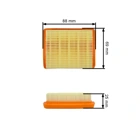 Luftfilter für Stihl BT120 FR350 FS120 FS200 FS250 FS300 FS350 FS400 FS450 FS480 MM55 (OEM 41341410300) Freischneider und Bodenbohrer