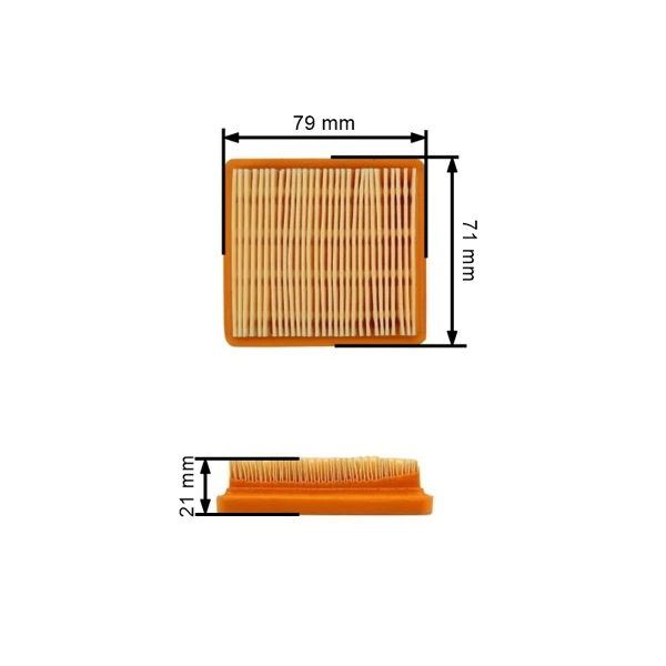 Luftfilter für Stihl FS 89 FS91 FS111 FS131 FS311 FR131T HT102 HT103 HT132 HT133 KM91R KM111R KM131 KM131R BT131 FC91 FC96 FC111 (OEM 41801410300)