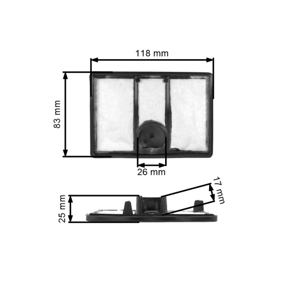 Luftfilter für Trennschneider Stihl TS700 TS800  (OEM 42241401801)