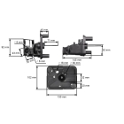 Luftfilterdeckel für Wasserpumpen mit Honda Motoren GX120 GX140 GX160 GX200 Leistung 5,5 PS - 6,5 PS