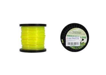 Mähfaden mit durchmesser 2,4 mm Paketlänge 87 m Rundprofil für Motorsensen und Trimmer