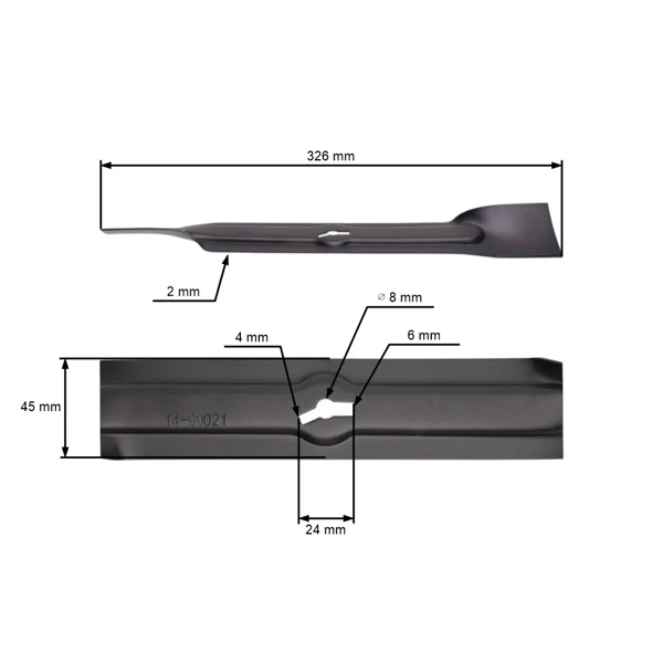 Mähmesser 32,6 cm (13