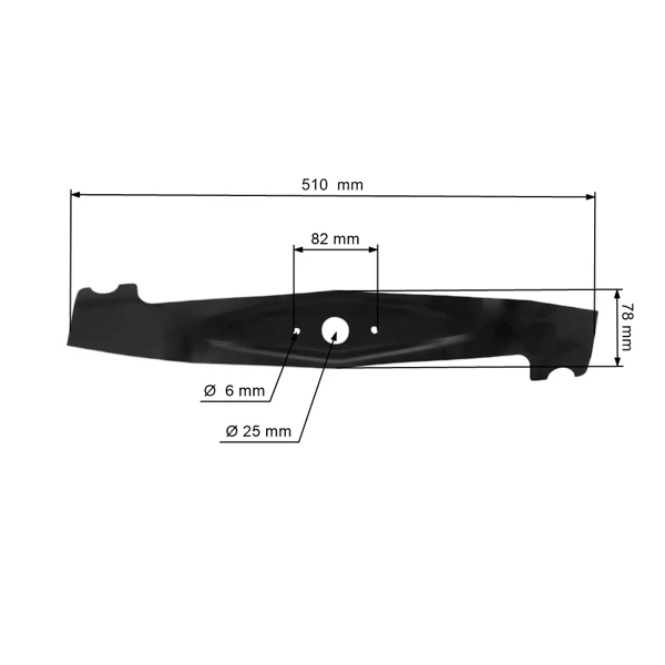 Mähmesser 52 cm (20