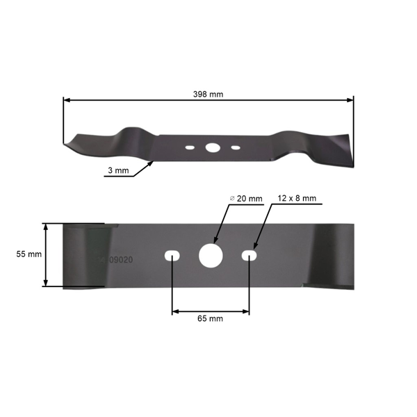 Mähmesser für Elektromäher AL-KO Comfort 40E 39,8 cm