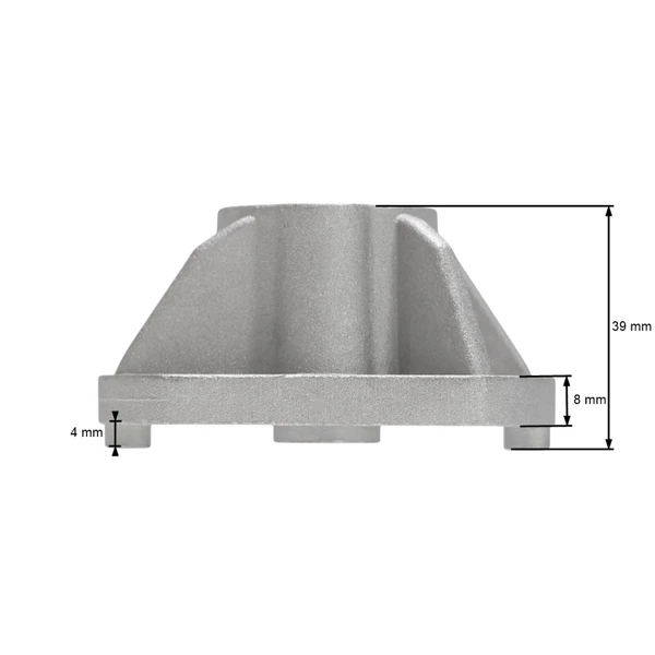 Messerhalter für Castel Garden Rasenmäher (OEM 89000003/0 22463255/1 22463015)