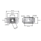 Messerhalter für Chinamäher und Hobbymäher DAYE DYM 1578