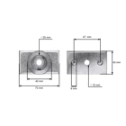 Messerhalter für Husqvarna Craftsman Poulan Weed Eater Partner McCulloch Ryobi (OEM 532184590 532418373 532193707 532420097 184590)