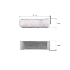 Messerspindel für Gartentraktoren Alpina Castel Garden Stiga Mountfield (OEM 382207204/1 382207204/0 382207206/0)