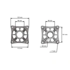 Messerspindel für Gartentraktoren Husqvarna Jonsered McCulloch (OEM 581650801 581650501)