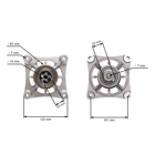 Messerspindel für Gartentraktoren Husqvarna Jonsered Partner McCulloch Craftsman Poulan (OEM 587126105 580796101 580854701 580856001)