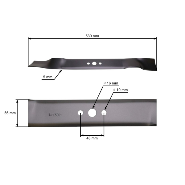Mulchmesser 53 cm (21") für Husqvarna Partner McCulloch Poulan Rasenmäher (OEM 532159267 531008020 532165833 532406712)