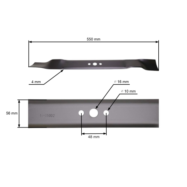 Mulchmesser 55 cm (22") für Husqvarna Partner McCulloch Poulan Rasenmäher (OEM 532141114 532157101)