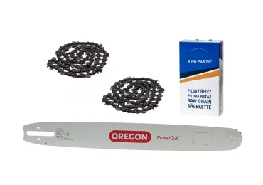 Oregon Führungsschiene 203RNDD025 20" (50 cm) 3/8" .063" (1,6 mm) + 2 x HS PARTS Sägekette 72 Glieder für Stihl 029 031 032 034 041 042 036 044 048 056 066 MS290 MS310 MS360 MS361 MS362 MS391 MS440 MS441 MS462 MS460 MS640 MS650 MS660 MS500i
