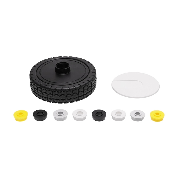 Oregon Universal Kunststoffrad 150 mm für Rasenmäher mit Reduzierung auf Innendurchmesser 8,2 mm 10,2 mm 12,2 mm 12,7 mm