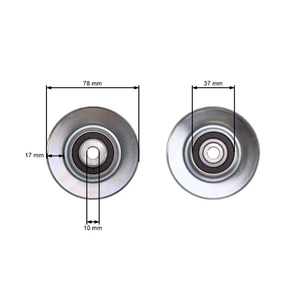 Riemenscheibe für Gartentraktor MTD Columbia Gutbrod Bolens Wolf Garten (OEM 756-0236 756-05234)