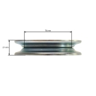 Riemenscheibe für Gartentraktoren AL-KO Alko Stihl Viking Brill Marina Masport (OEM 6170 760 1291 464454 464459 514106 464099)