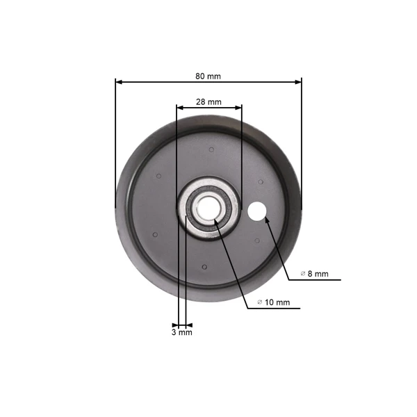 Riemenscheibe für Gartentraktoren MTD Oleo-Mac Gutbrod Lawnflite Yardman Turbosilent Central Park Fleurelle Mastercut Bolens Cub Cadet (OEM 756-0981A 756-0981B)