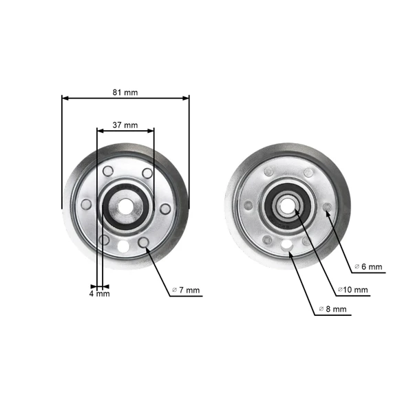 Riemenscheibe für Gartentraktoren MTD Yardman Cub Cadet Mac Allister Mastercut Raiffeisen Efco Oleo-Mac (OEM 756-3054A 754-3054)