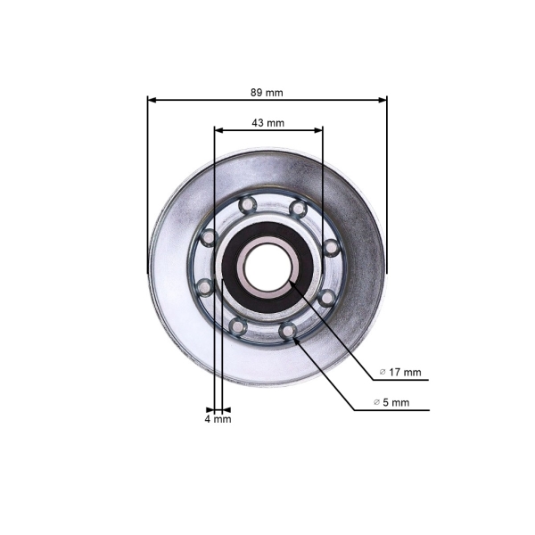 Riemenscheibe für Seco Snapper Gartentraktoren (OEM V3500-3712)