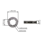 Ringkettenrad 3/8" 7 Zähne für Kettensägen Echo CS550 CS610 CS510 CS451 CS451VL CS452 CS500