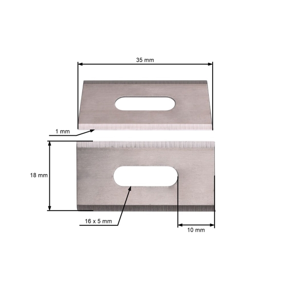 Satz von 30 Stk. Schneidmesser 3,5 cm (1,4") NEU für Mähroboter Husqvarna McCulloch Flymo Gardena (OEM 577864603 535138702 535138703 577864401 577864402)