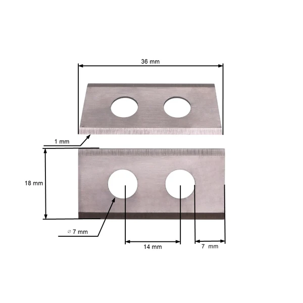 Satz von 30 Stk. Schneidmesser 3,6 cm (1,4") für Mähroboter Worx Nac Tytan Nac RLM1500 RLM1500-NG RLM1500 G2-NG