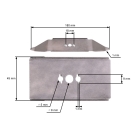 Schneidmesser 18 cm (7") für Robomow RX12 RX20 RX20 Pro Robotermäher