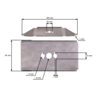 Schneidmesser 18 cm (7") für Robomow RX12 RX20 RX20 Pro Robotermäher