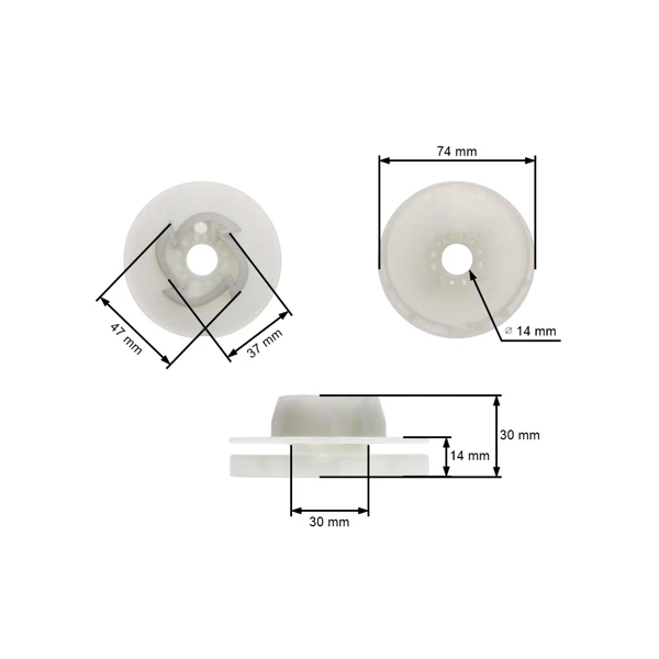 Seilrolle für Husqvarna Kettensägen 362 365 365 X-Torq 372XP 372 XP X-Torq 385 390XP Jonsered 2063 2065 2165 2171 CS2166 CS2171 CS2188 (OEM 503859601)