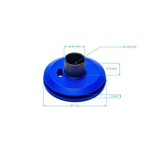 Seilrolle für Partner K650 K750 K760 K770 K950 K960 K970 KV960 Kettensägen (OEM 506258102)