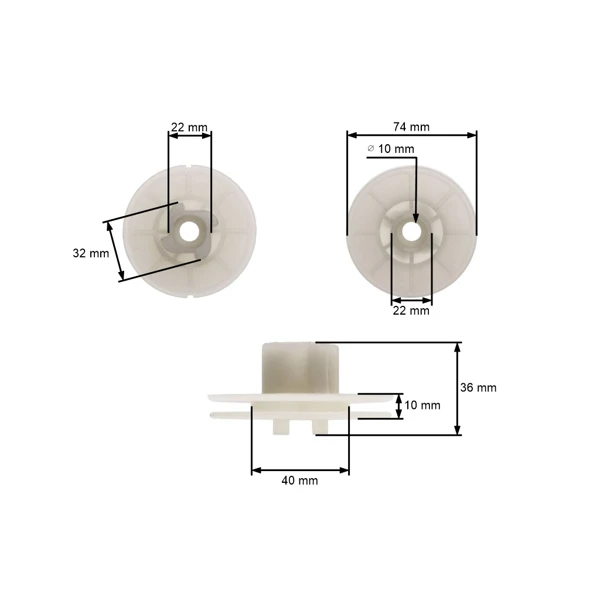 Seilrolle für Partner P340 P350 P360S Kettensägen