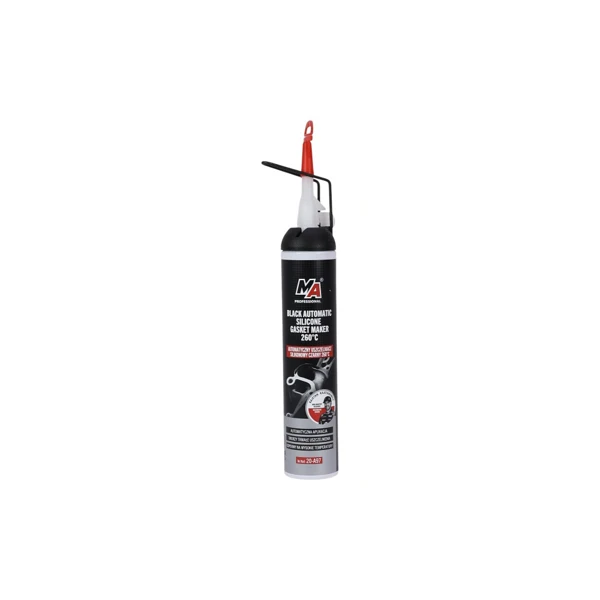 Silikondichtmasse MA PROFESSIONAL schwarz 200 ml bis + 260°C für Stihl 017 018 MS180 MS181 MS250 MS280 Husqvarna 136 137 141 435 Partner 351 371 391 420