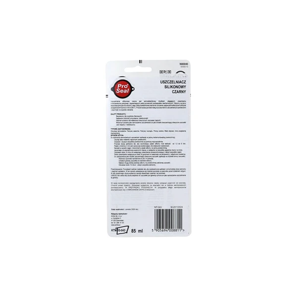 Silikondichtmasse PRO SEAL schwarz 85 g bis + 260°C für Stihl 017 018 MS180 MS181 MS250 MS280 Husqvarna 136 137 141 435 Partner 351 371 391 420